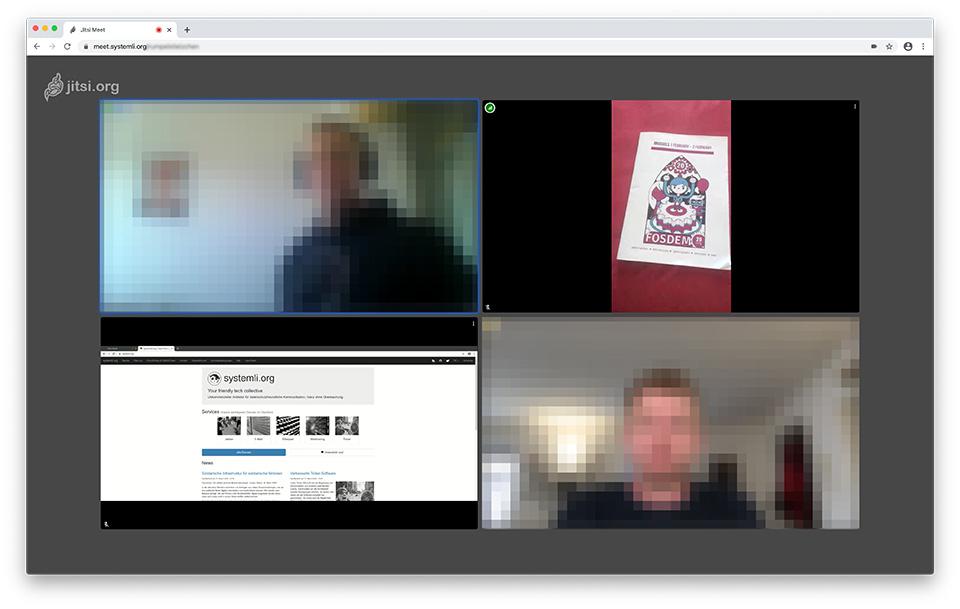 Screenshot: Jitsi Meet