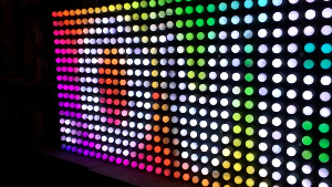 LED matrix bei Soliparty